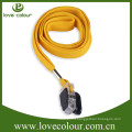 Factory Wholesale High Quality Polyester Solid Color Tubular Fabric Lanyard